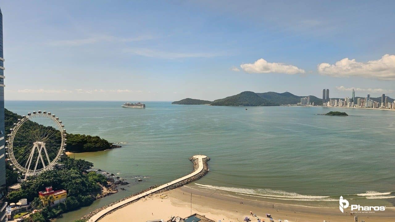 Apartamento com 4 suítes e Vista Permanente da Orla de Balneário Camboriú | Skyline Tower - imagem 1