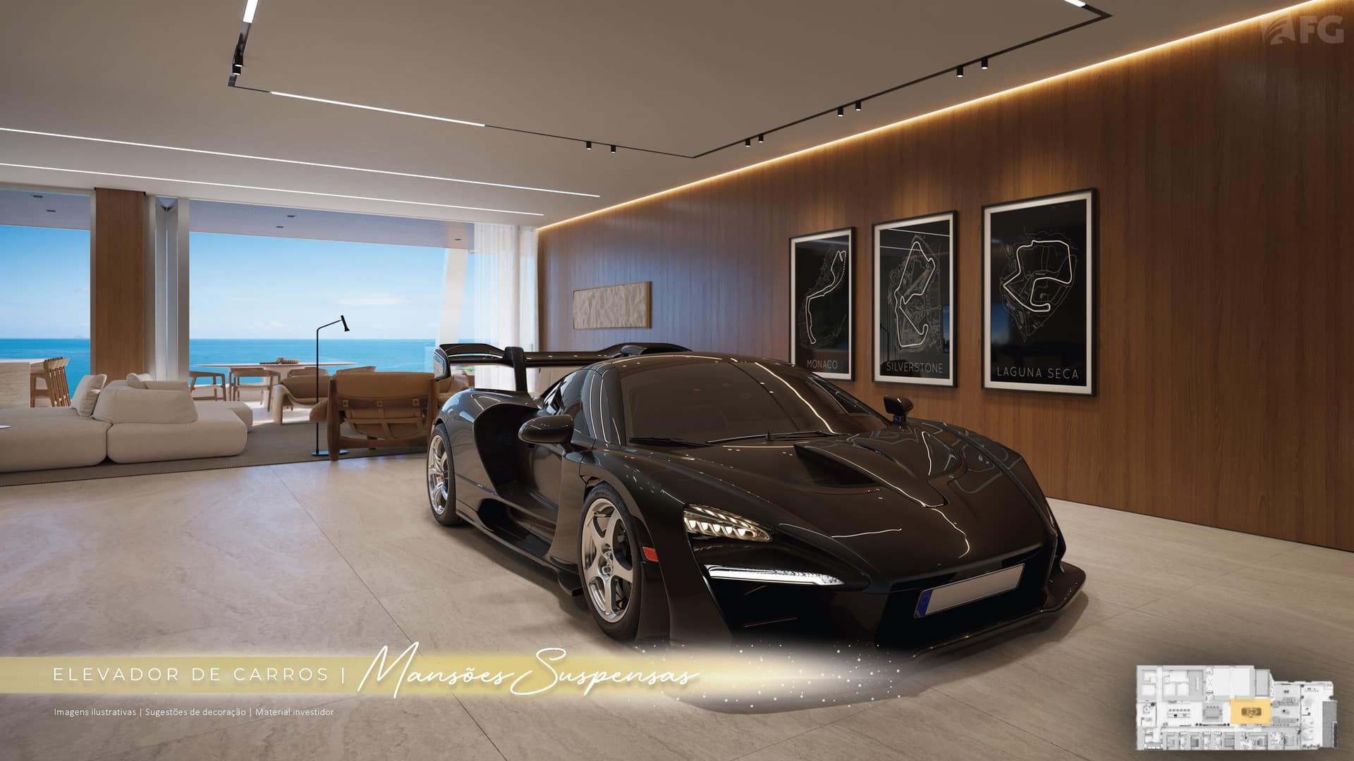 Senna Tower Mansão Suspensa com Piscina Privativa e Elevador de Carros - imagem 1