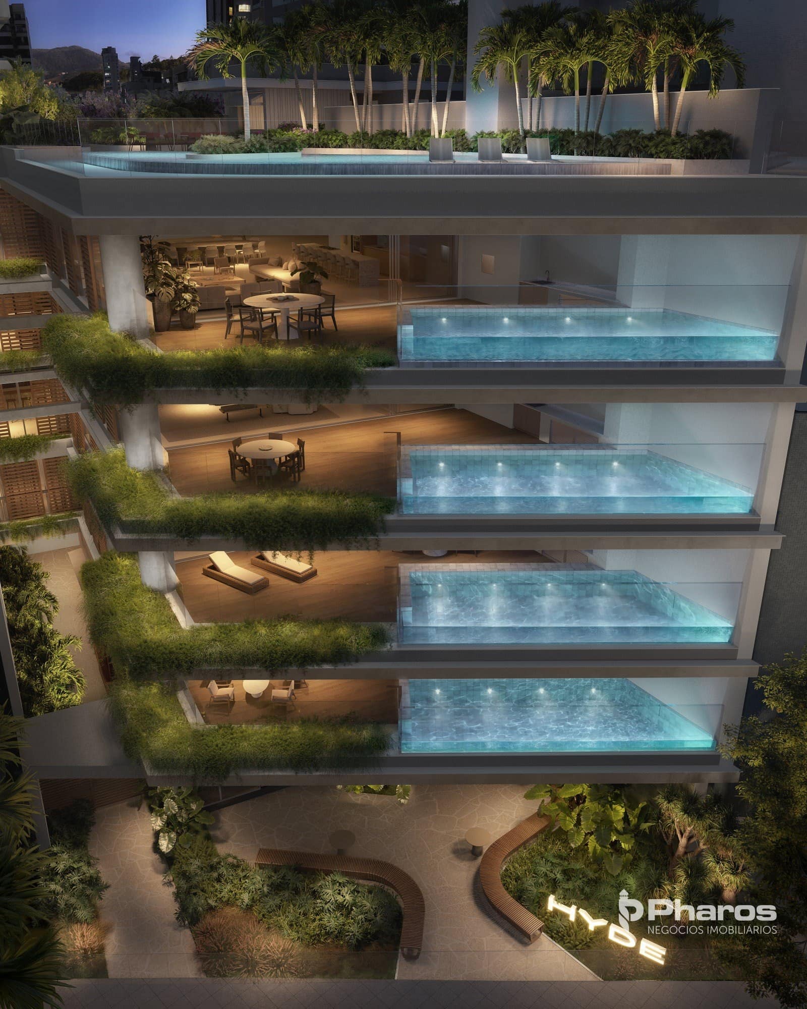 Apartamento Beach House com 6 Suítes e Piscina Privativa Frente Mar | Hyde - imagem 1